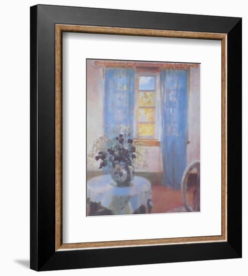 Window-Michael Peter Ancher-Framed Art Print