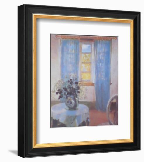 Window-Michael Peter Ancher-Framed Art Print