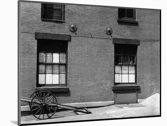 Windows and Cart, New York, 1943-Brett Weston-Mounted Photographic Print