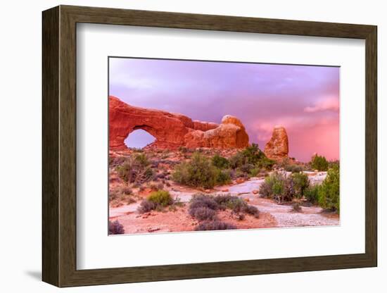 Windows. Arches National Park. Utah, USA.-Tom Norring-Framed Photographic Print