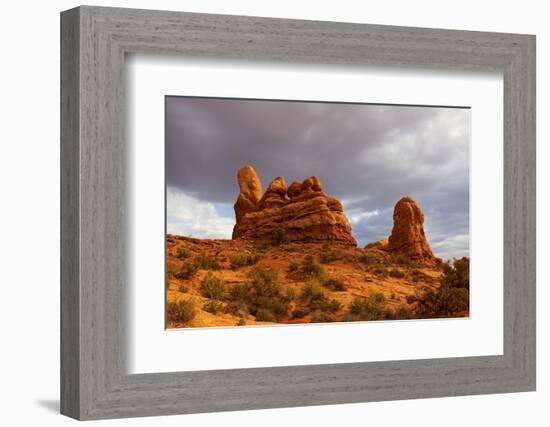 Windows. Arches National Park. Utah, USA.-Tom Norring-Framed Photographic Print