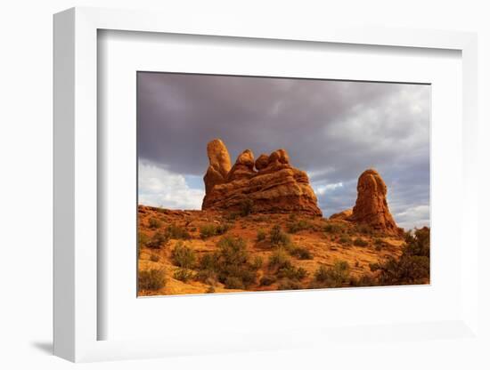 Windows. Arches National Park. Utah, USA.-Tom Norring-Framed Photographic Print