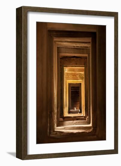 Windows at Bayon-Erin Berzel-Framed Photographic Print