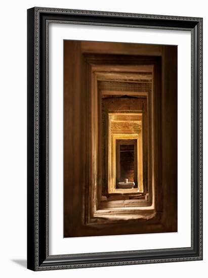 Windows at Bayon-Erin Berzel-Framed Photographic Print