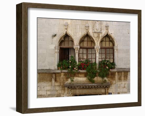 Windows in Porec, Croatia-null-Framed Photographic Print