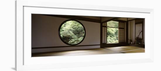 Windows of a Temple, Genkoan Temple, Takasaki, Gunma Prefecture, Honshu, Japan-null-Framed Photographic Print