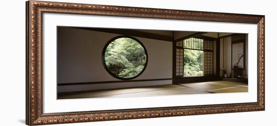 Windows of a Temple, Genkoan Temple, Takasaki, Gunma Prefecture, Honshu, Japan-null-Framed Photographic Print