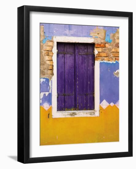 Windows of Burano IV-Aledanda-Framed Art Print