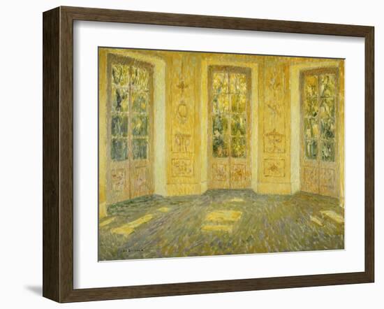 Windows on the Parc; Fenetres Sur Le Parc, 1938-Henri Eugene Augustin Le Sidaner-Framed Giclee Print