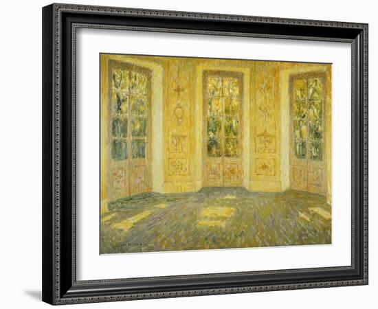 Windows on the Parc; Fenetres Sur Le Parc, 1938-Henri Eugene Augustin Le Sidaner-Framed Giclee Print