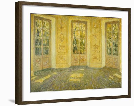 Windows on the Parc; Fenetres Sur Le Parc, 1938-Henri Eugene Augustin Le Sidaner-Framed Giclee Print