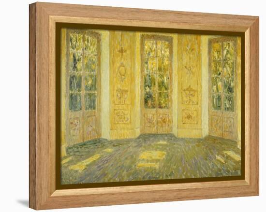 Windows on the Parc-Henri Eugene Augustin Le Sidaner-Framed Premier Image Canvas