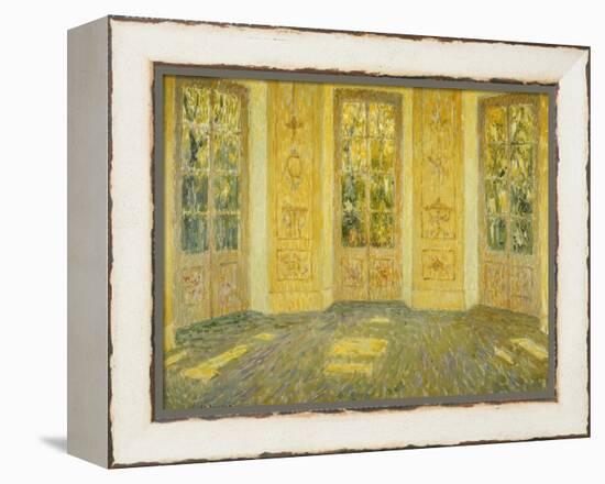 Windows on the Parc-Henri Eugene Augustin Le Sidaner-Framed Premier Image Canvas