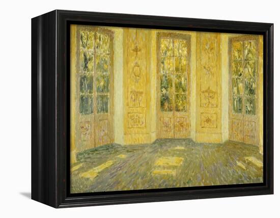 Windows on the Parc-Henri Eugene Augustin Le Sidaner-Framed Premier Image Canvas
