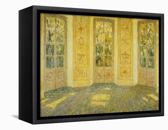 Windows on the Parc-Henri Eugene Augustin Le Sidaner-Framed Premier Image Canvas