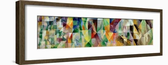 Windows to the City Part 1 Simultaneous Contrast, 1912-Robert Delaunay-Framed Giclee Print