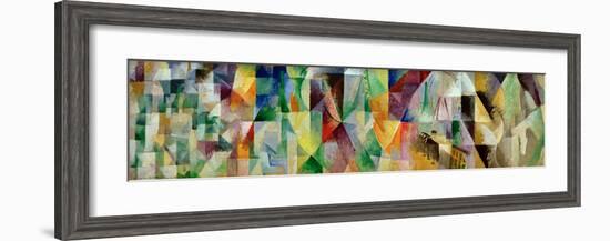 Windows to the City Part 1 Simultaneous Contrast, 1912-Robert Delaunay-Framed Giclee Print