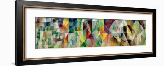 Windows to the City Part 1 Simultaneous Contrast, 1912-Robert Delaunay-Framed Giclee Print