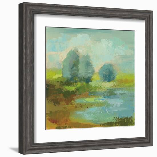 Windsor Blue Field I-Silvia Vassileva-Framed Art Print