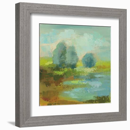 Windsor Blue Field I-Silvia Vassileva-Framed Art Print