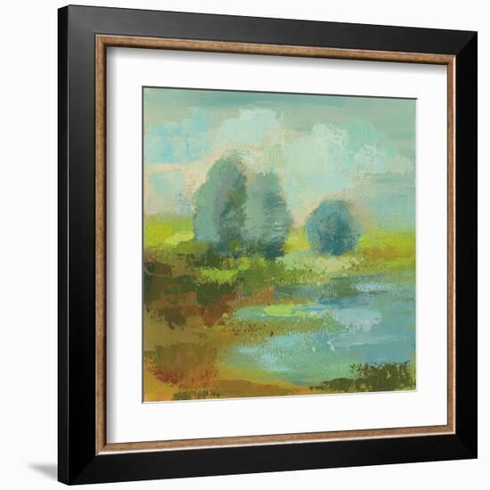 Windsor Blue Field I-Silvia Vassileva-Framed Art Print