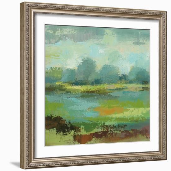 Windsor Blue Field II-Silvia Vassileva-Framed Art Print