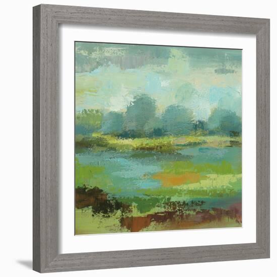 Windsor Blue Field II-Silvia Vassileva-Framed Art Print