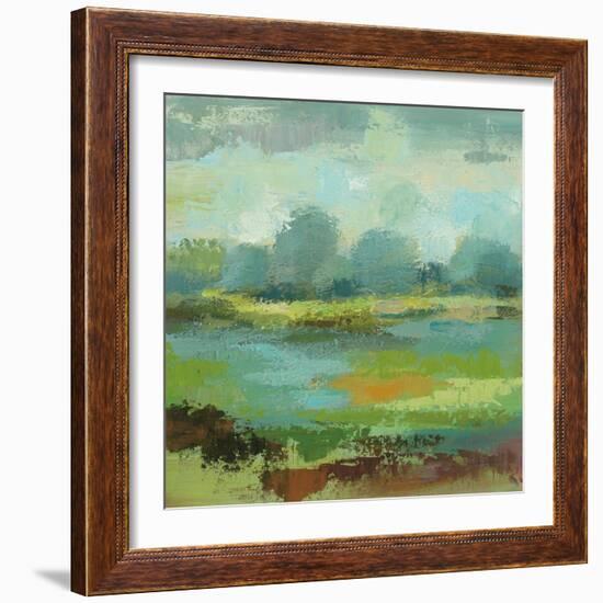 Windsor Blue Field II-Silvia Vassileva-Framed Art Print