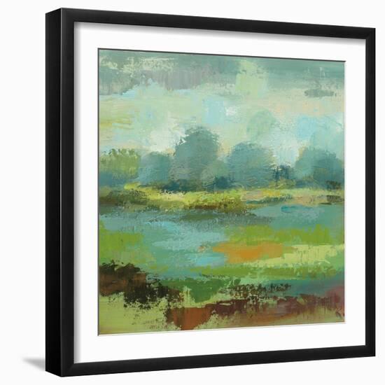 Windsor Blue Field II-Silvia Vassileva-Framed Art Print