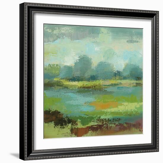 Windsor Blue Field II-Silvia Vassileva-Framed Art Print