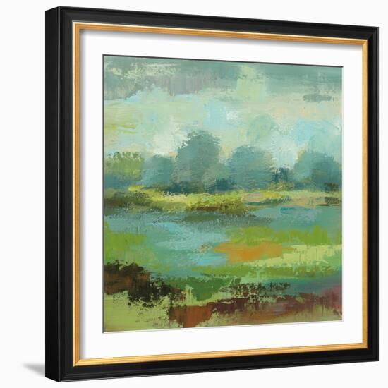 Windsor Blue Field II-Silvia Vassileva-Framed Art Print