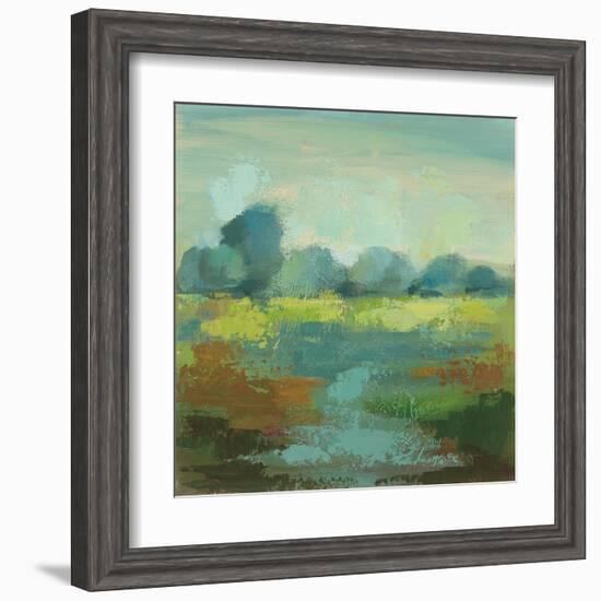 Windsor Blue Field III-Silvia Vassileva-Framed Art Print