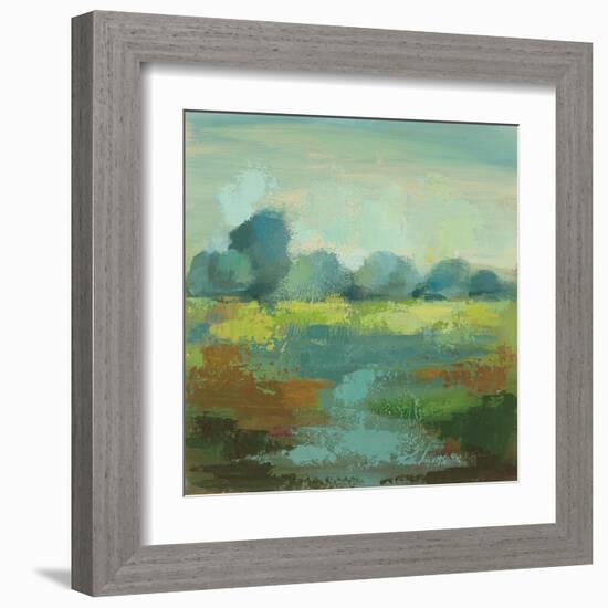 Windsor Blue Field III-Silvia Vassileva-Framed Art Print