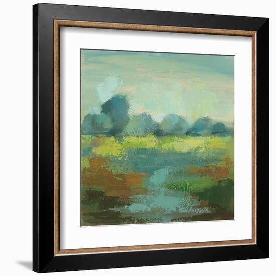 Windsor Blue Field III-Silvia Vassileva-Framed Art Print