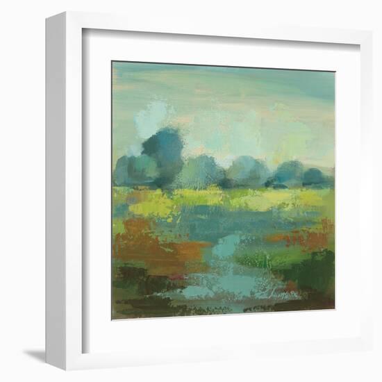 Windsor Blue Field III-Silvia Vassileva-Framed Art Print