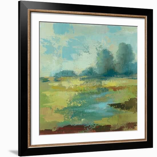 Windsor Blue Field IV-Silvia Vassileva-Framed Premium Giclee Print