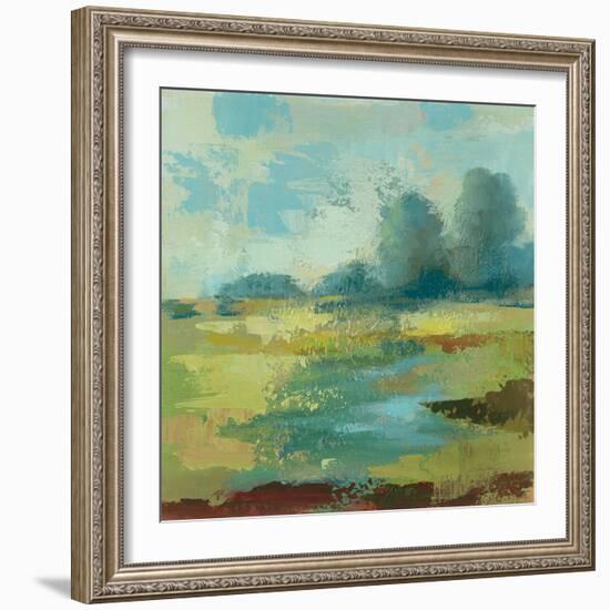 Windsor Blue Field IV-Silvia Vassileva-Framed Art Print