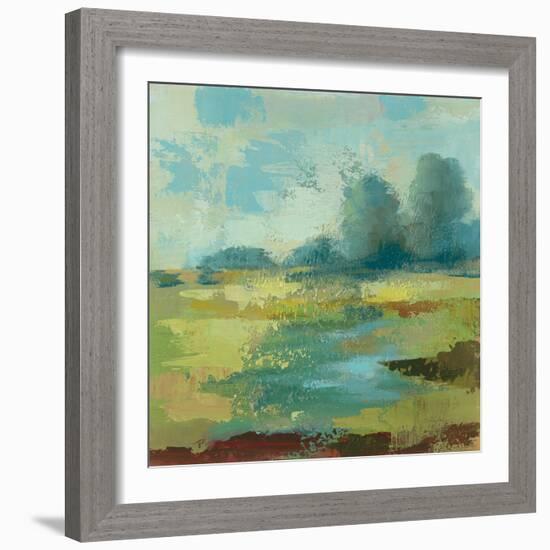 Windsor Blue Field IV-Silvia Vassileva-Framed Art Print