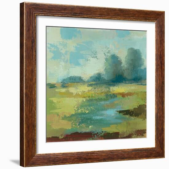 Windsor Blue Field IV-Silvia Vassileva-Framed Art Print