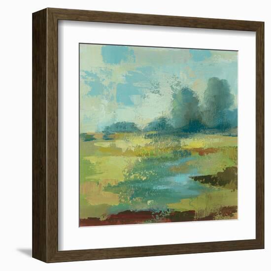 Windsor Blue Field IV-Silvia Vassileva-Framed Art Print