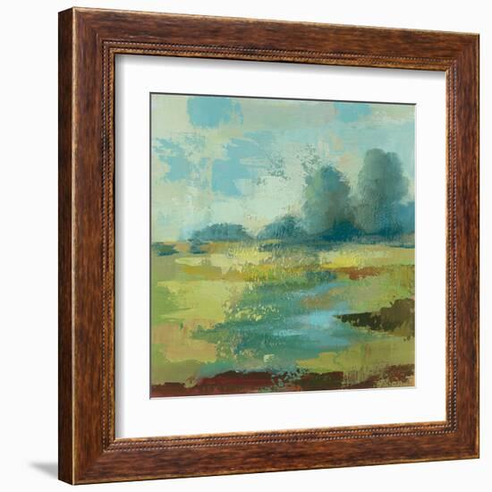 Windsor Blue Field IV-Silvia Vassileva-Framed Art Print