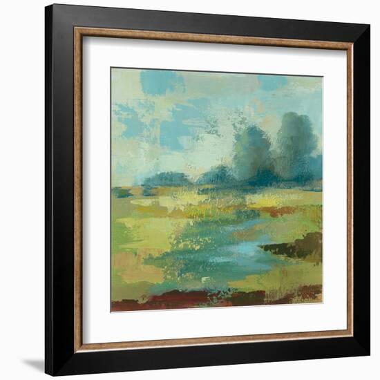 Windsor Blue Field IV-Silvia Vassileva-Framed Art Print