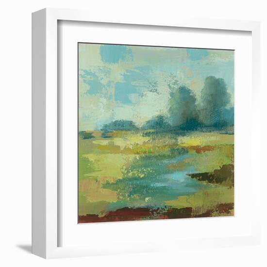 Windsor Blue Field IV-Silvia Vassileva-Framed Art Print