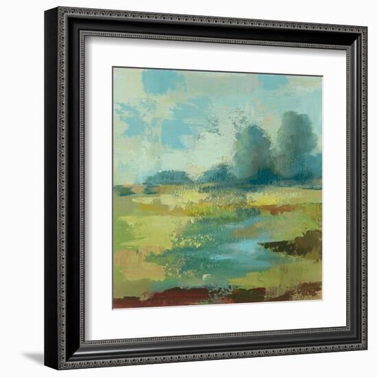 Windsor Blue Field IV-Silvia Vassileva-Framed Art Print