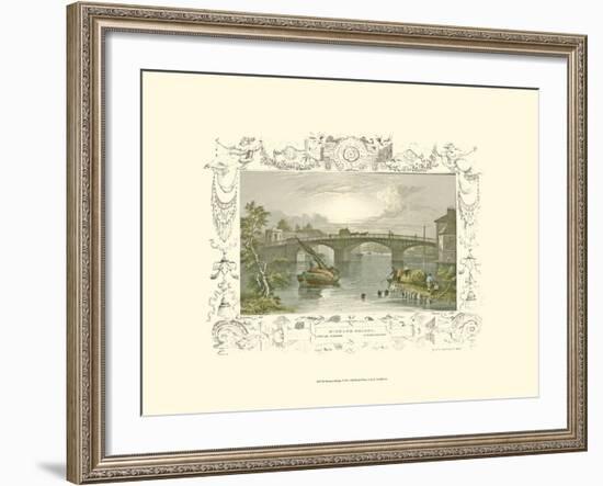 Windsor Bridge-William Tombleson-Framed Art Print