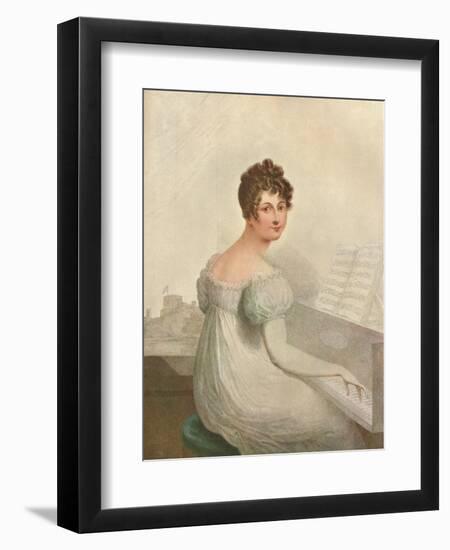 Windsor Castle, 1821. Georgina Quentin Mistress of King George IV (1762-1830), 1911-null-Framed Giclee Print