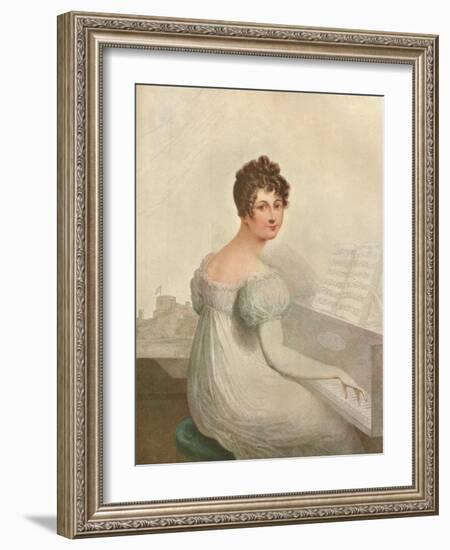 Windsor Castle, 1821. Georgina Quentin Mistress of King George IV (1762-1830), 1911-null-Framed Giclee Print