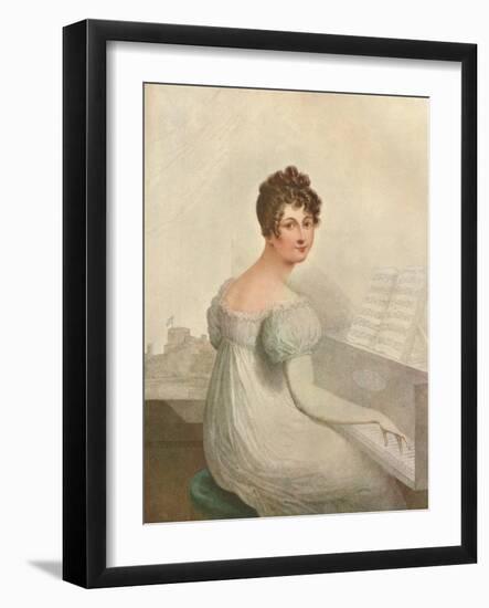 Windsor Castle, 1821. Georgina Quentin Mistress of King George IV (1762-1830), 1911-null-Framed Giclee Print