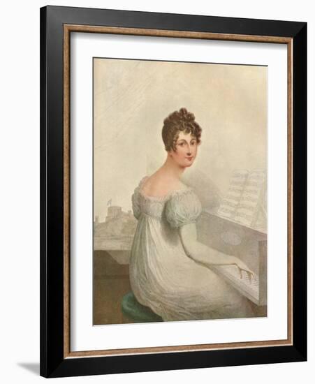 Windsor Castle, 1821. Georgina Quentin Mistress of King George IV (1762-1830), 1911-null-Framed Giclee Print