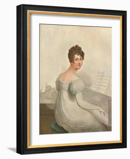 Windsor Castle, 1821. Georgina Quentin Mistress of King George IV (1762-1830), 1911-null-Framed Giclee Print